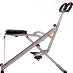 Exercise Equipment - Sunny Health & Fitness Row-N-Ride Squat Assist Trainer for Glutes Workout 