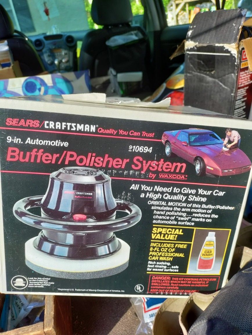 Craftsman Hand Buffer/Polisher System Excellent