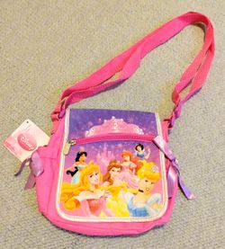 NEW DISNEY Girls Disney Princess Snow White Ariel Purse/Pocketbook