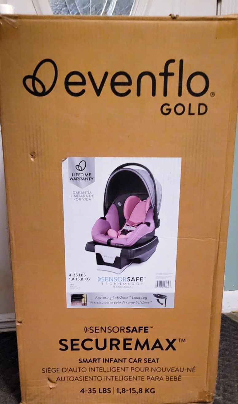 Evenflo Gold - Securemax infant car seat with SensorSafe