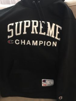Supreme®/Champion® Hooded Sweatshirt Size Large