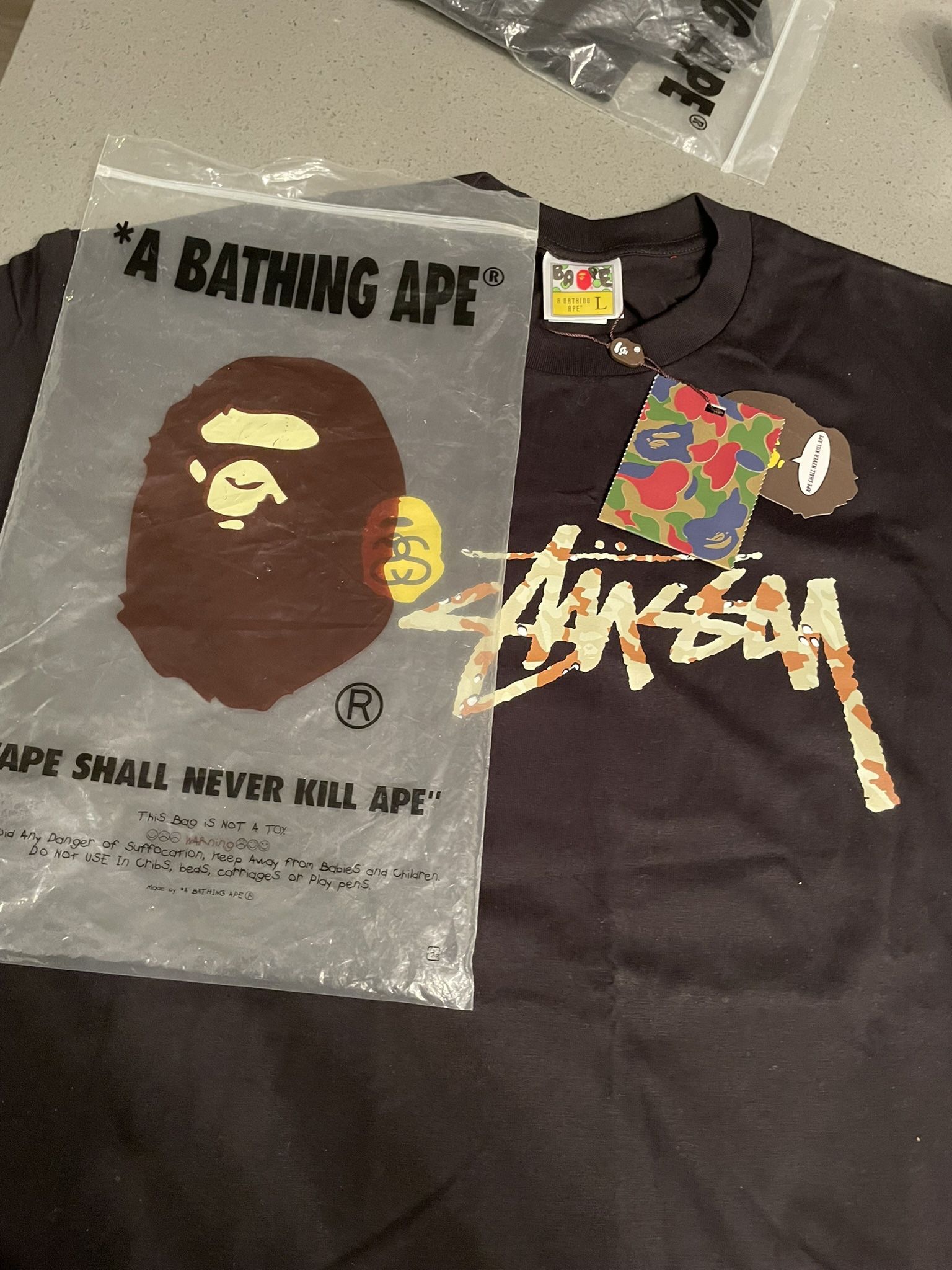 Bape T Camouflage Size Large