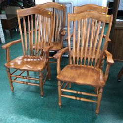 Nichols And Stone Wooden Chairs