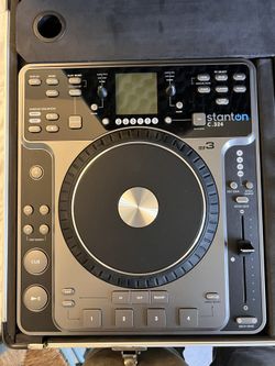 Stanton Set of 2 C.324 DJ CD Turntables Mixers And Stanton M212 2 Channel Mixer
