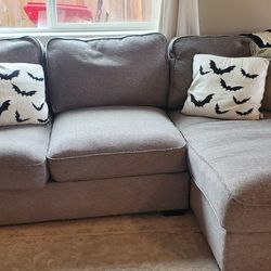 Gray Couch with Chaise