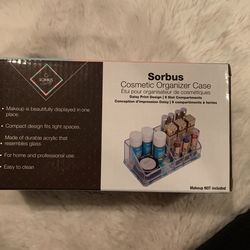 Nine Compartment Cosmetic Organizer