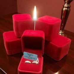 Sterling Silver(Rose-gold) Moissanite Huggy Earrings 