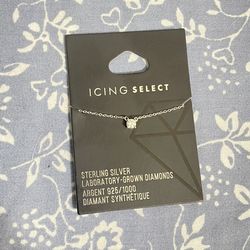 Ss Laboratory-Grown Diamond Necklace 