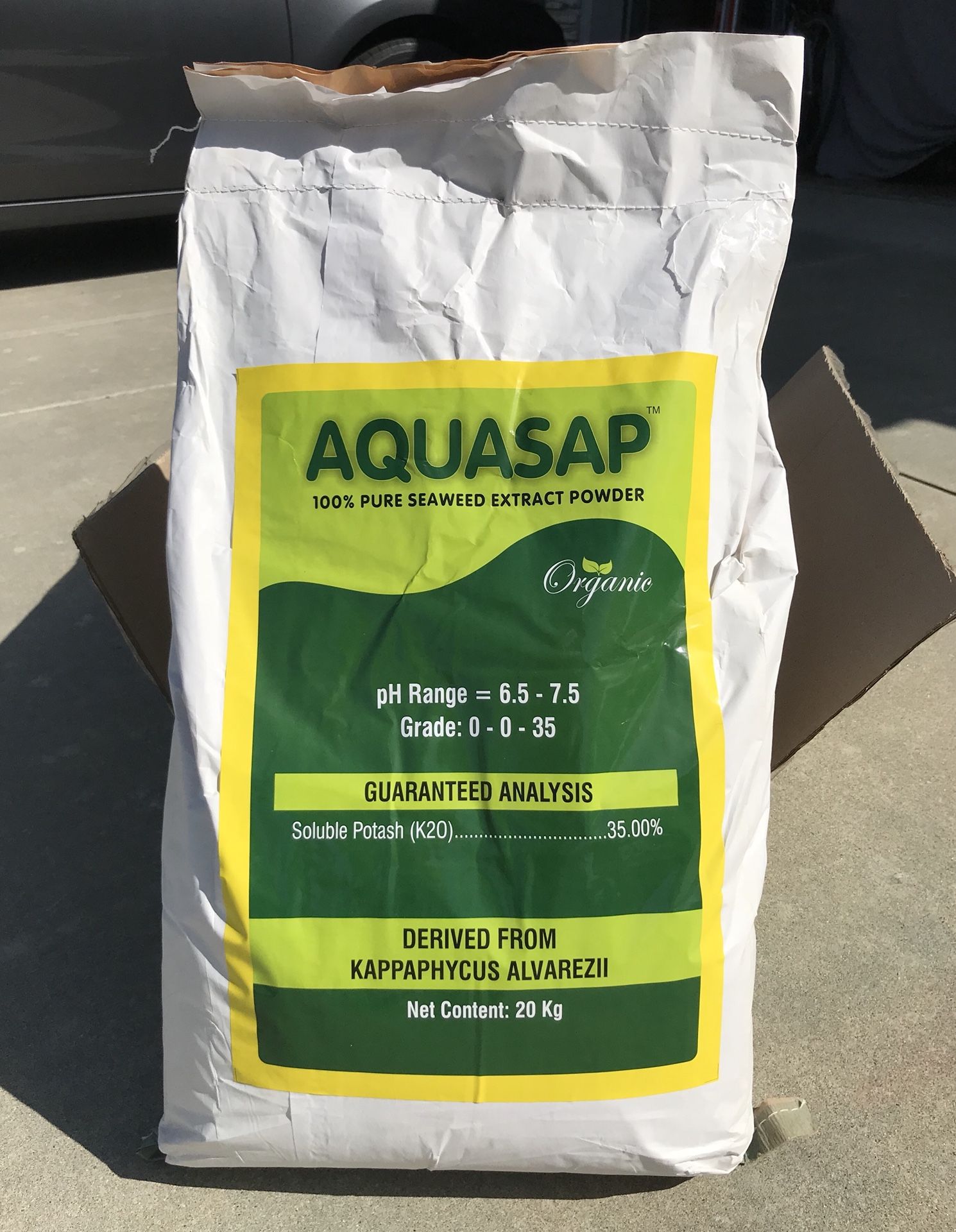 AQUASAP Seaweed Extract Powder 20kg/44lbs
