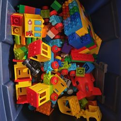 Variety Bin Of Duplos