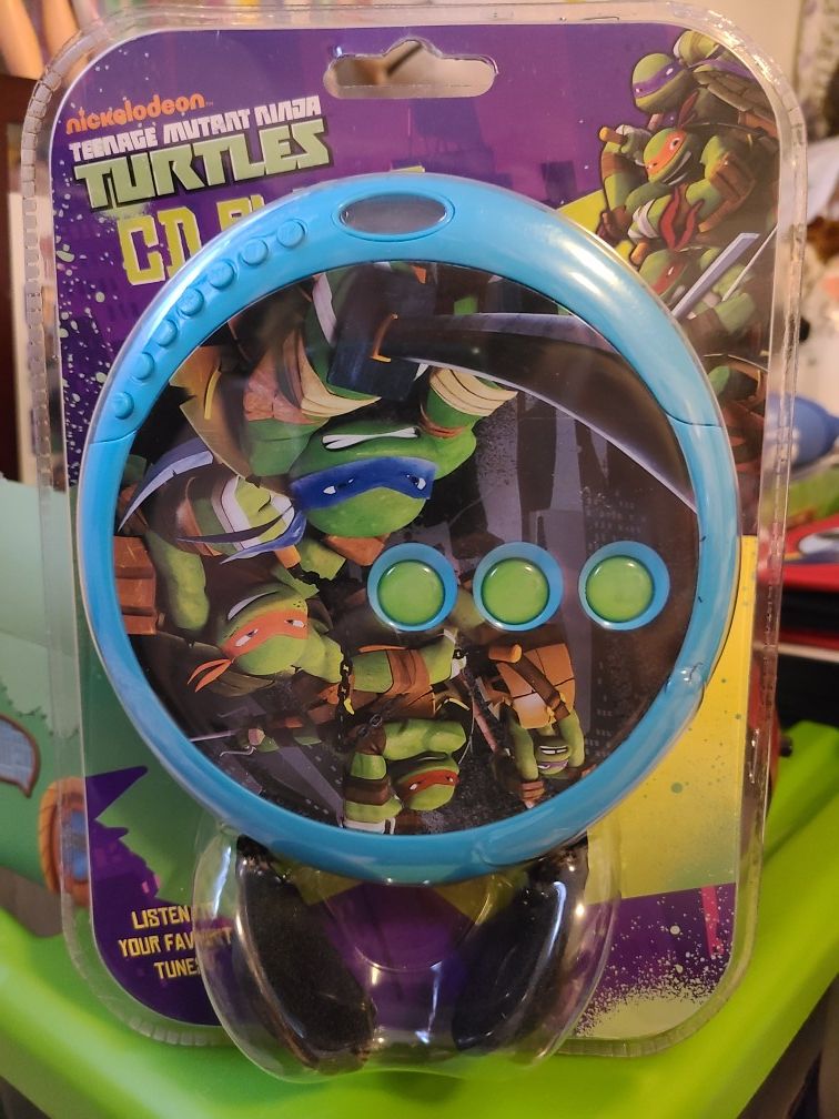 CD PLAYER DE NINJA TURTLES