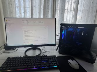 Ryzen 5 Gaming Pc Setup Monitor Keyboard Muuse Or Trade For Ps5 Plus Cash