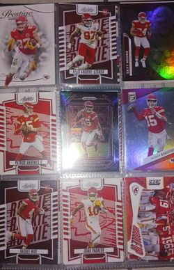 NFL Full Binder of CARDS