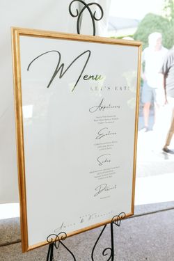 Custom Wedding Event Signs