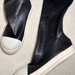 Rick owen's knee boots