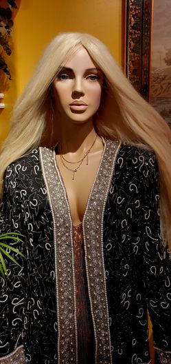Beaded Jacket. Great for Vintage Halloween costume