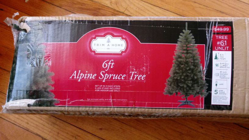 Alpine spruce 6ft Christmas Tree