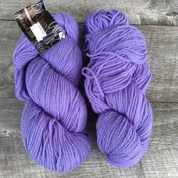 Lot of 2 Cascade 220 Violet Purple Wool Knitting Yarn
