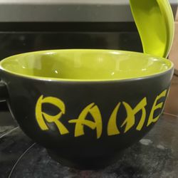 Great Father's Day Gift! New Heavy Duty Ramen Bowl With Spoon