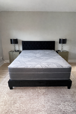 Queen Mattress Come With Bed 🛌 Frame And  Free Box Spring - Free Delivery 🚚 Today To Reasonable Distance