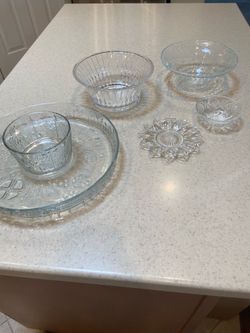 Assorted Glass Servingware