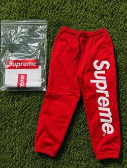Supreme Red Sweats