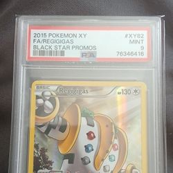 2015 POKÉMON XY FA/REGIGIGAS BLACK STAR PROMOS  PSA GRADED 9