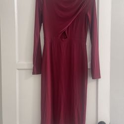 Burgundy Dress
