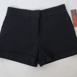 NEW Sapphire Red Women's Black Dress Shorts Size 1/2