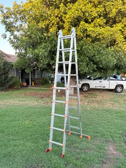17FT Multi-Position Telescoping Ladder, A-Frame and Extension