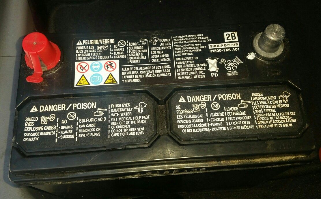 Genuine Honda Car Battery