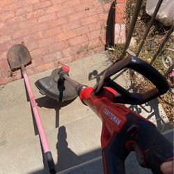 Craftsman 13” Battery Weed Eater Inc Charger And Battery 
