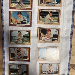 1955 Bowman Baseball Cards 