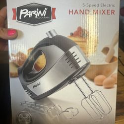Five speed electric hand mixer