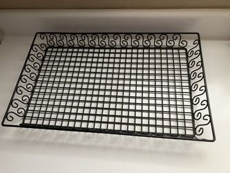 Wrought Iron Scroll Tray