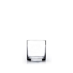Lote of 130. 3”x3” glass cylinder vase or candelabra.