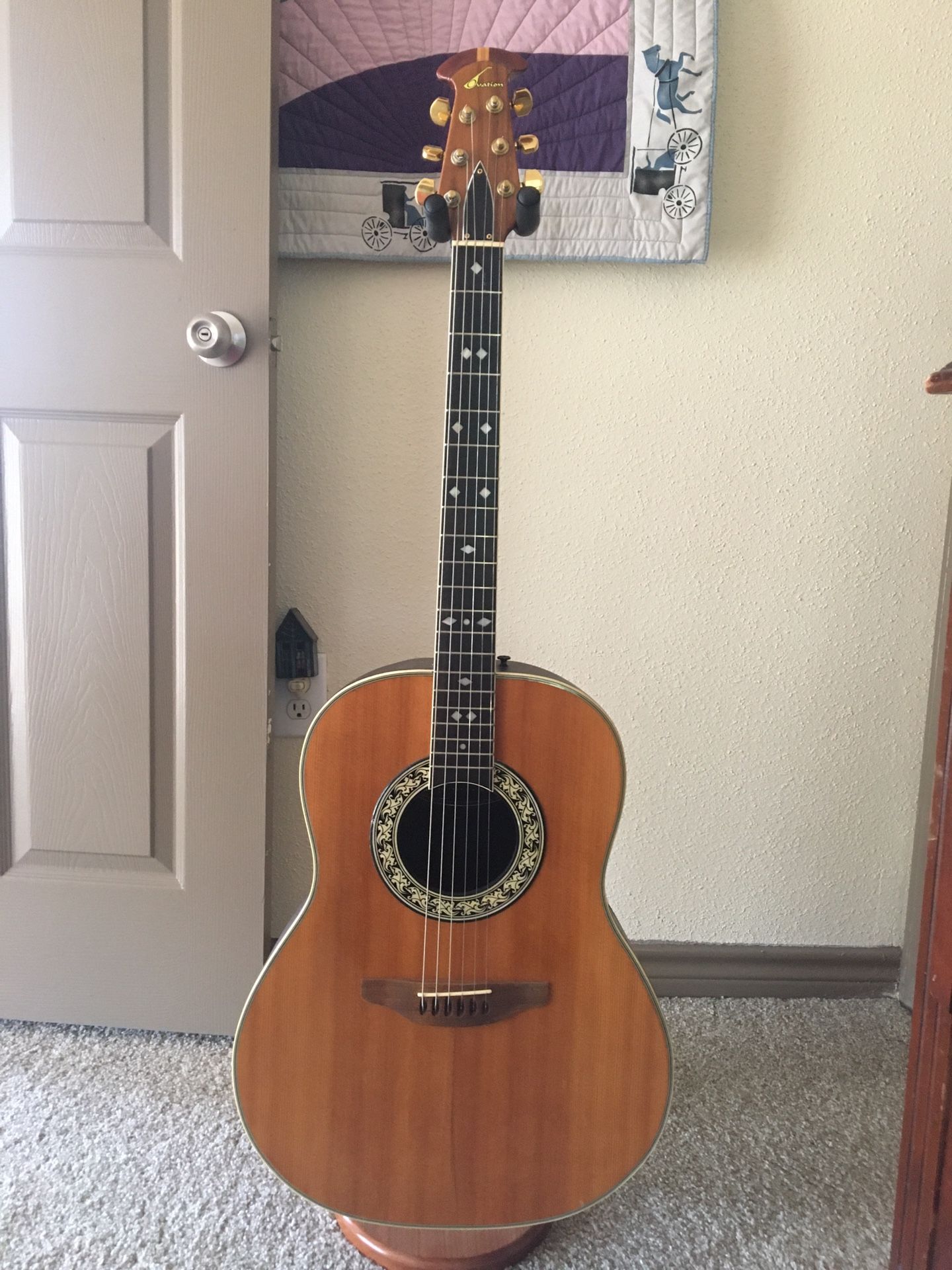 Ovation acoustic guitar