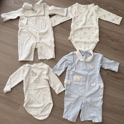 Janie and Jack onesies shorts shirt