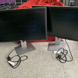 2 Dell 27” Monitors 