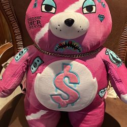 SPRAYGROUND PINK PUNK FOLLOW YOUR DREAMS BEAR BACKPACK *LIMITED EDITION