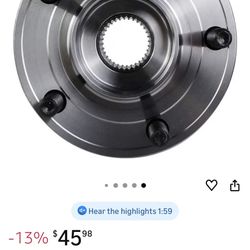 Autoround 513263 Front Wheel Hub and Bearing Assembly (ABS Encoder) Fit for Chrysler -2014, Sebring/Cirrus 2007-2010, Dodge Avenger 2008-2014 