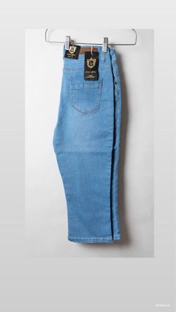 Girls Light Blue Capris