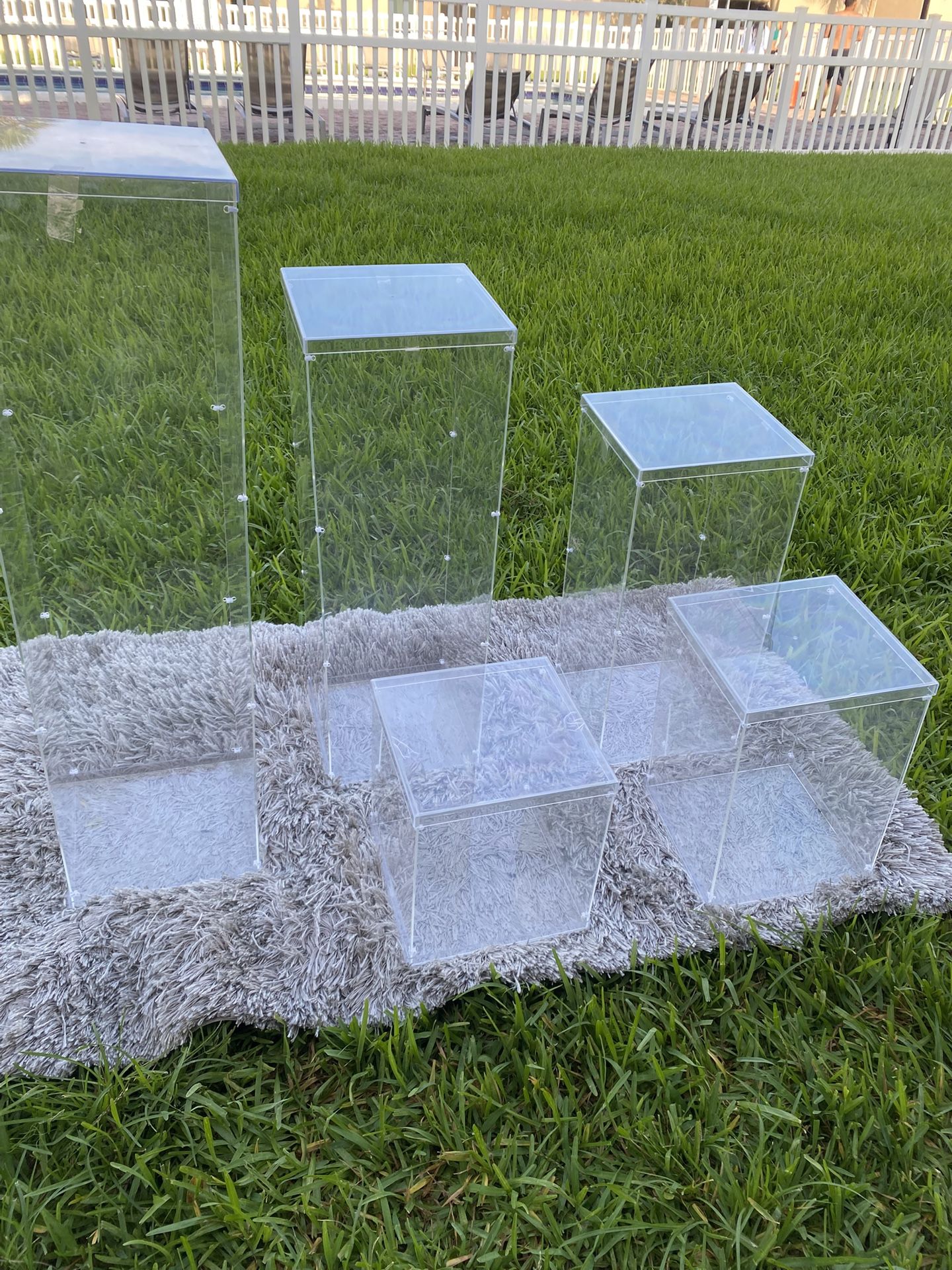 Acrylic Pedestal For Party