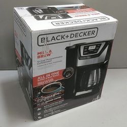 NEW Black and Decker Mill and Brew Grinder Coffee Machine