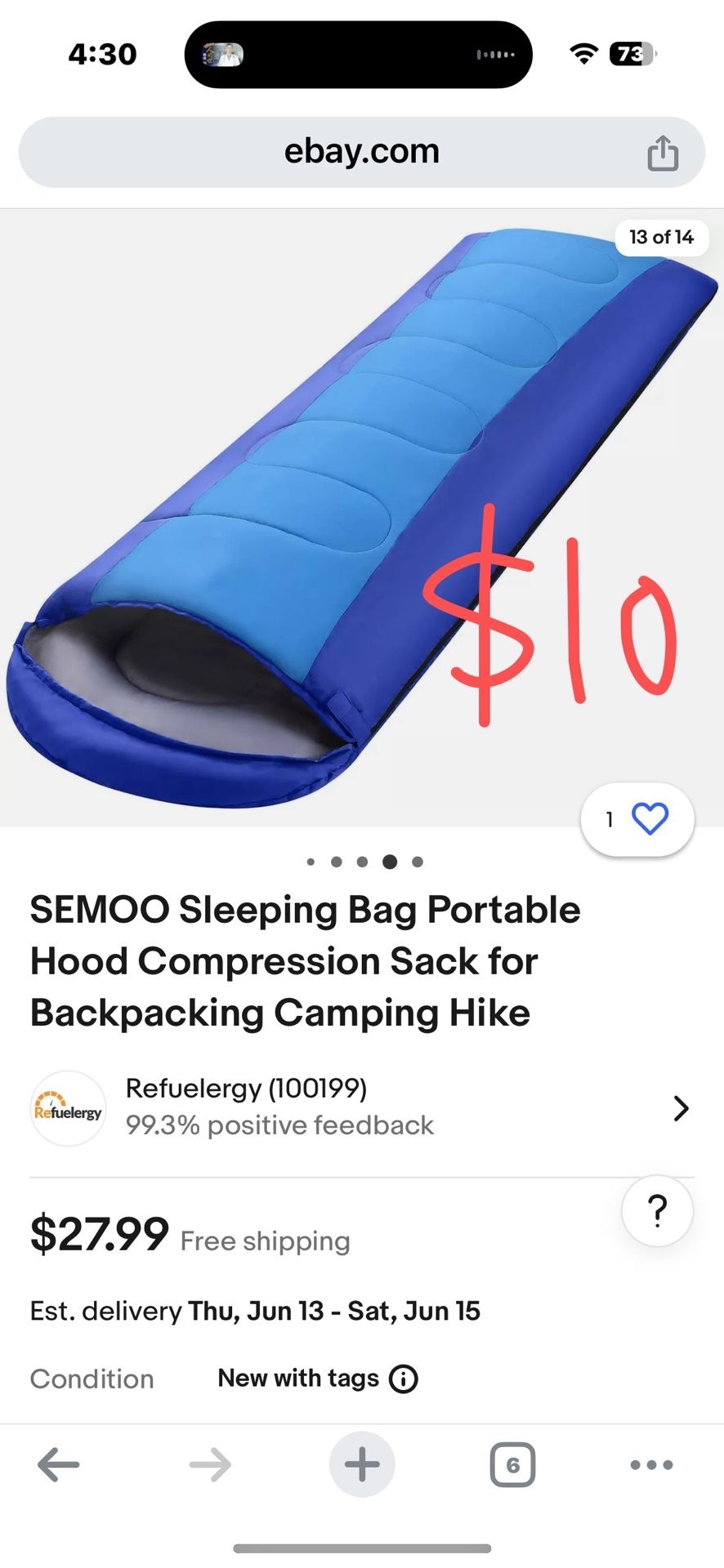 Sleeping Bag.