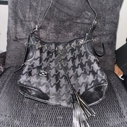 Vintage Black DKNY Bucket Bag 