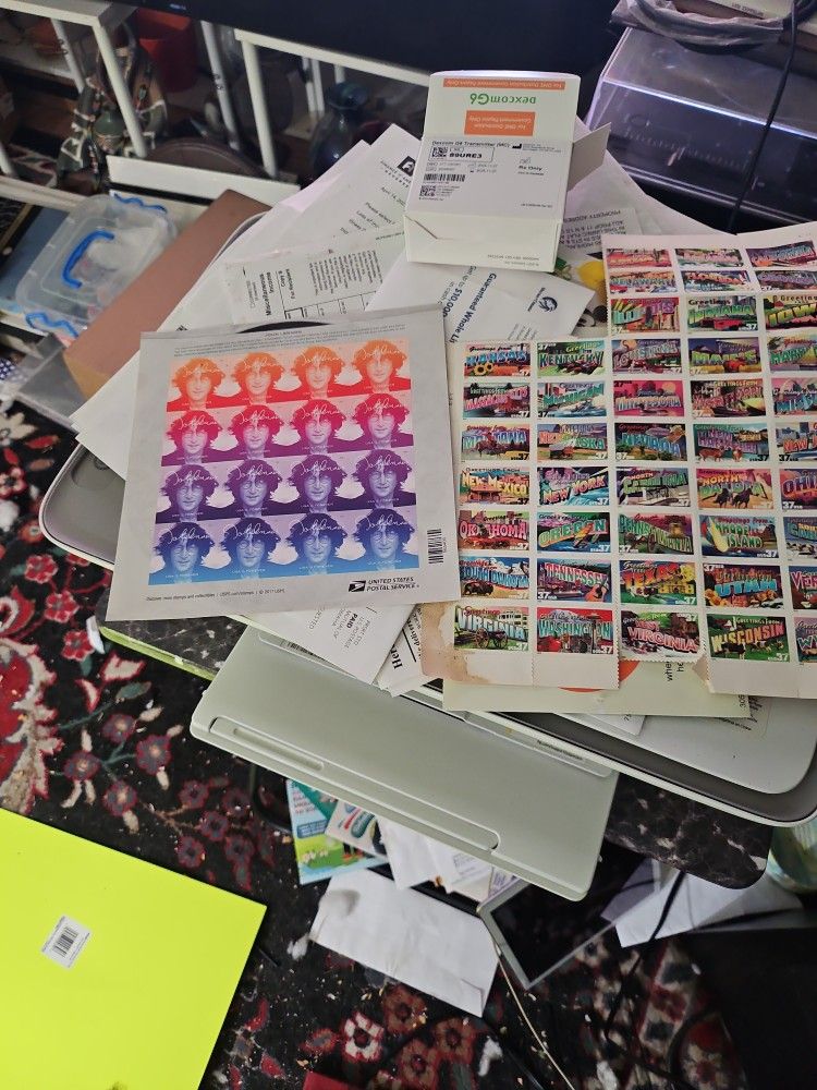 Alot Of Unused Stamps and Paper Money