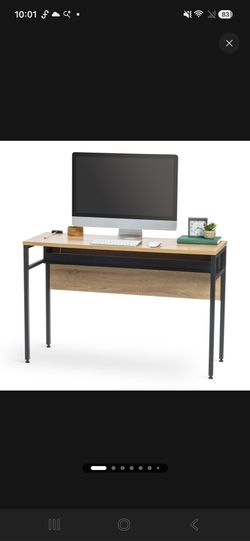 IRIS Office Computer Desk Table With Organizer and Cable Tray