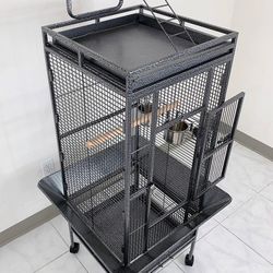 (New) $130 Bird Cage 61-inch Tall with Rolling Stand for for Parrots Parakeets Conures Lovebird Cockatoo