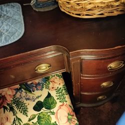 Bureau With Mirror & Chair 